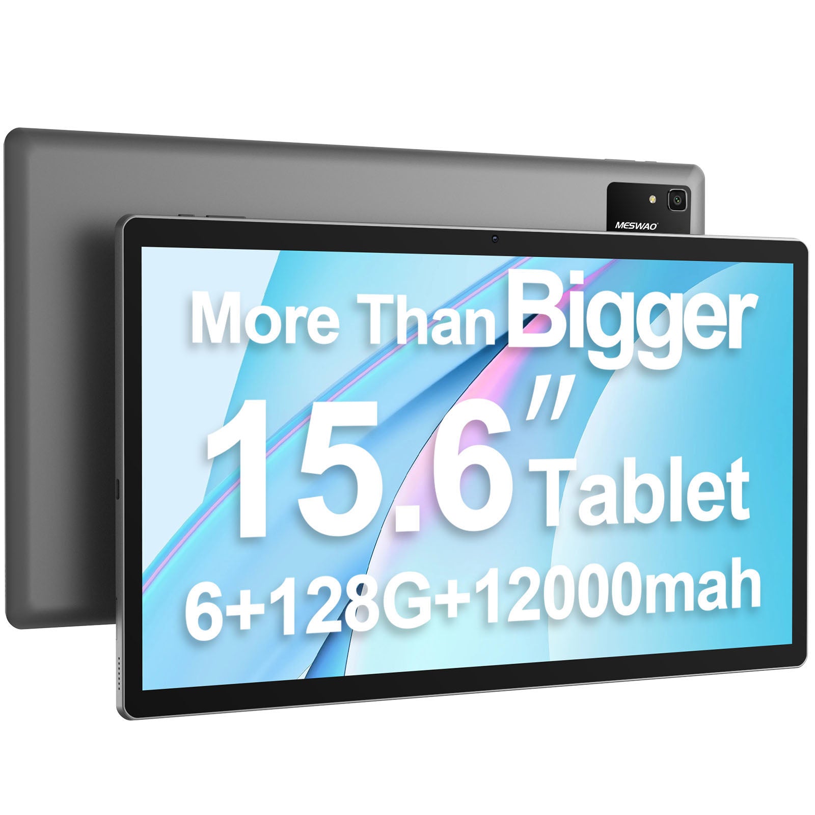 Meswao B3 15.6 Inch Android 14 Tablet, 1080P IPS HD Display