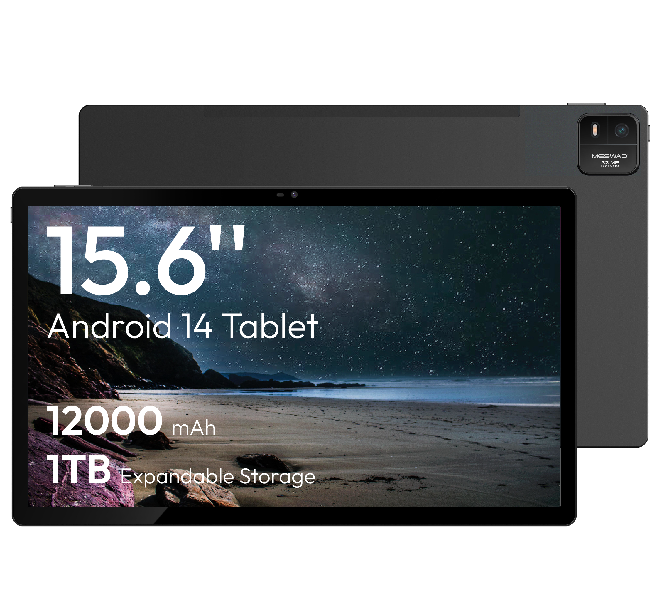 MESWAO 15.6インチAndroidタブレット MES-B3 ダークグレー MESWAO 15.6インチAndroidタブレット MES-B3 ダークグレー