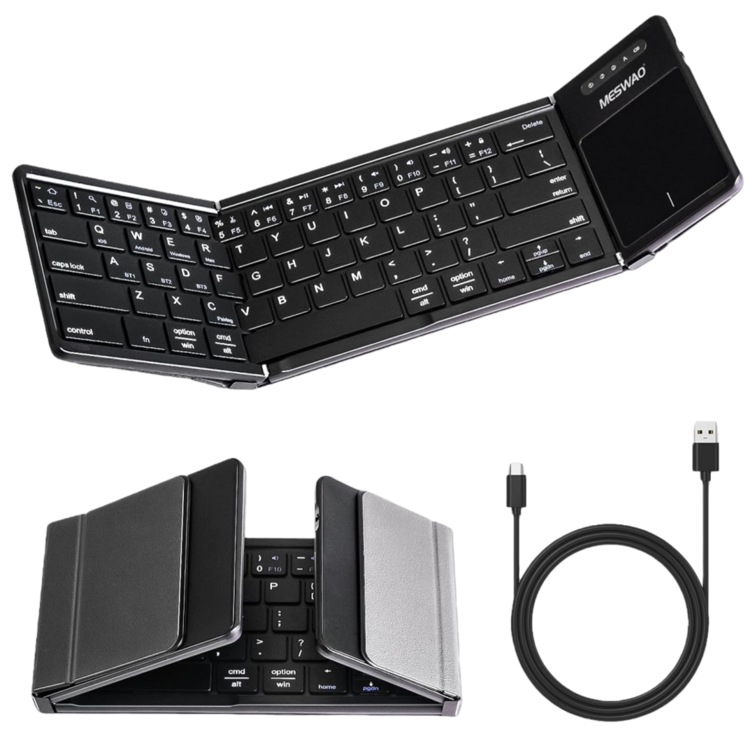Meswao Ultra Foldable Bluetooth Keyboard