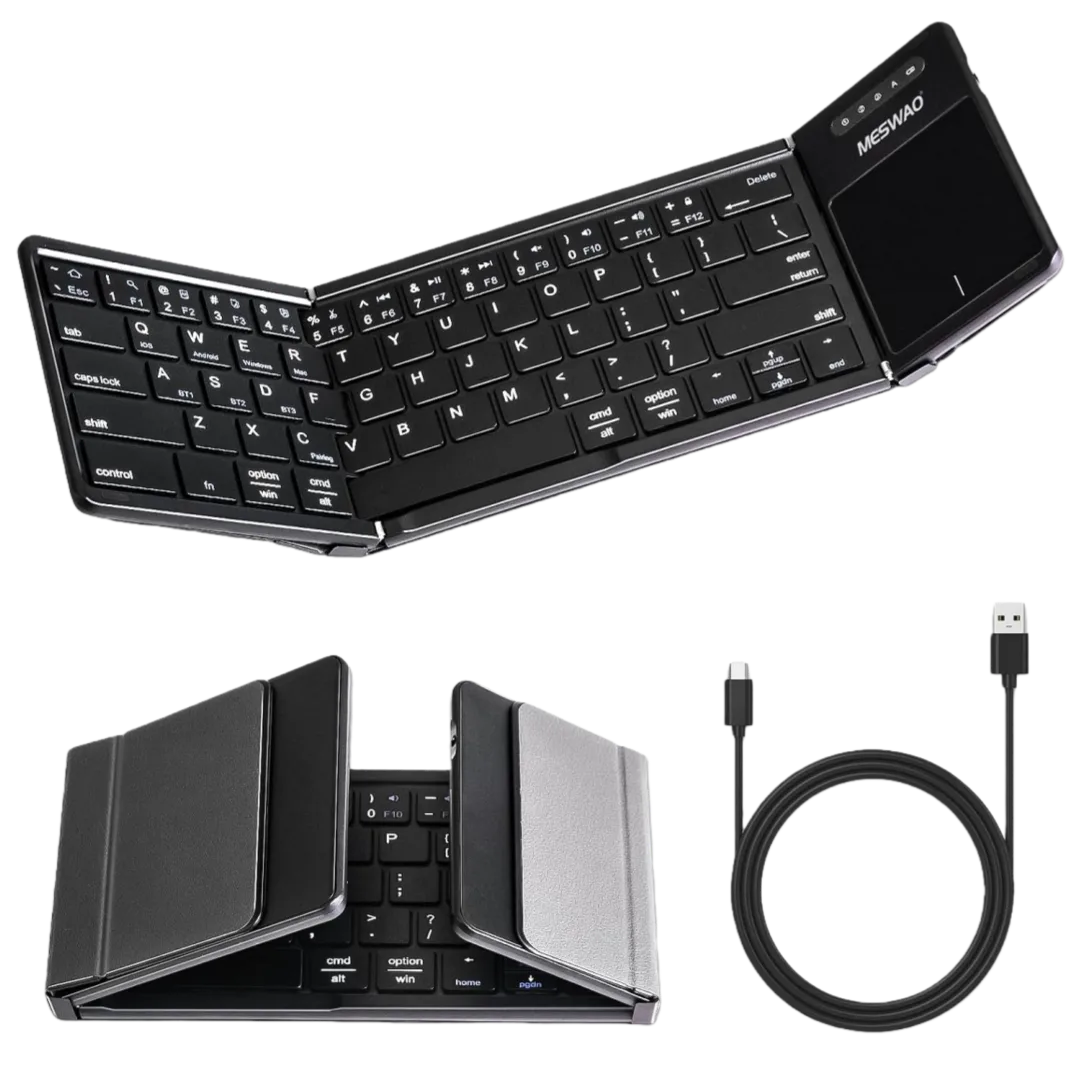 Meswao Ultra Foldable Bluetooth Keyboard
