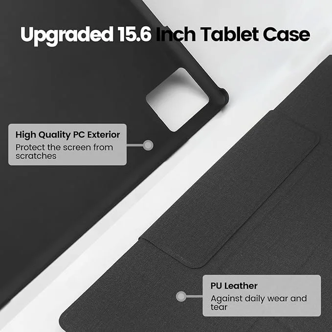 Meswao Upgraded 15.6“ Tablet Case