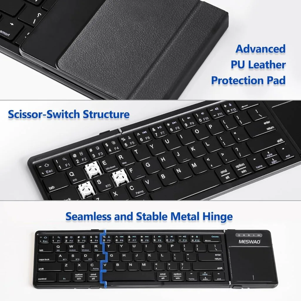 Meswao Ultra Foldable Bluetooth Keyboard