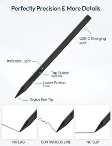 Meswao Active Stylus Pen for Tablet