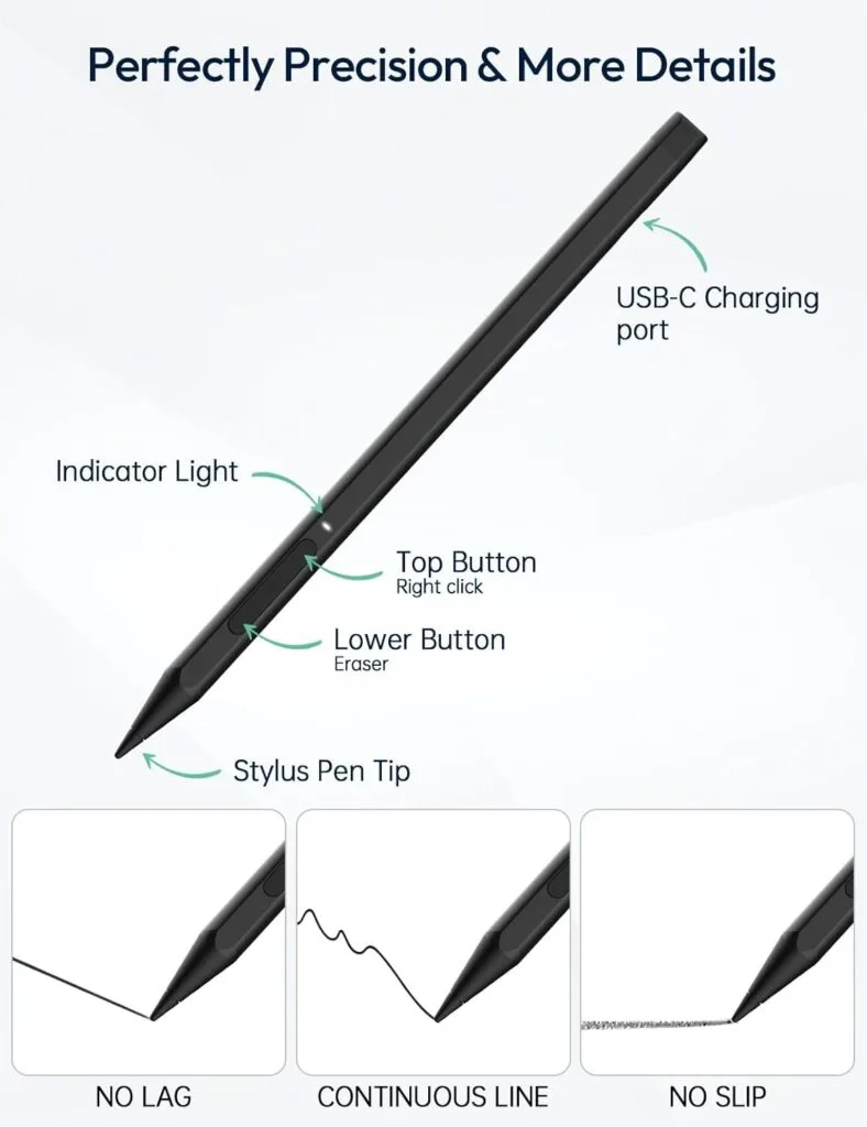 Meswao Active Stylus Pen for Tablet