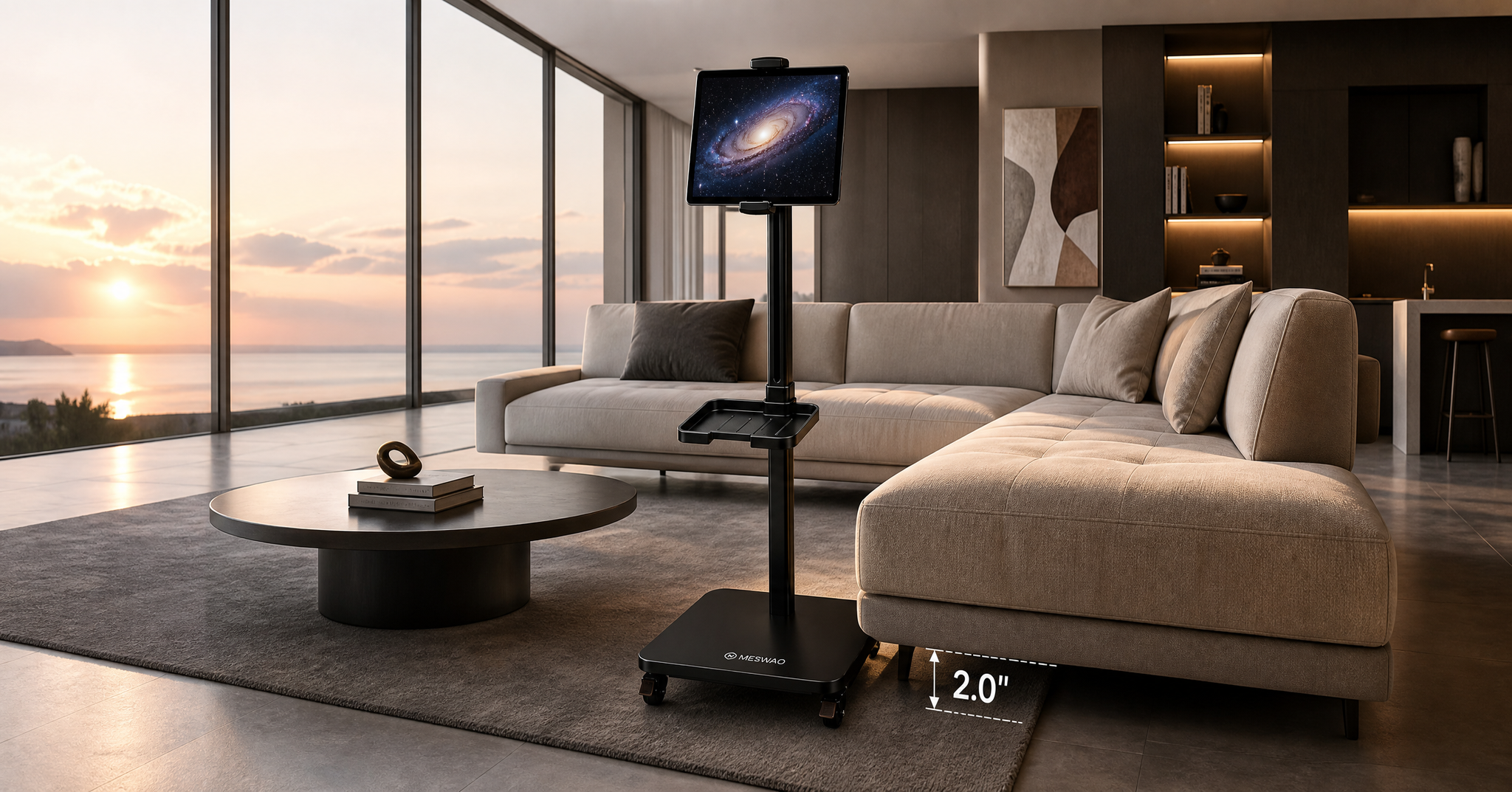 Meswao Tablet Floor Stand