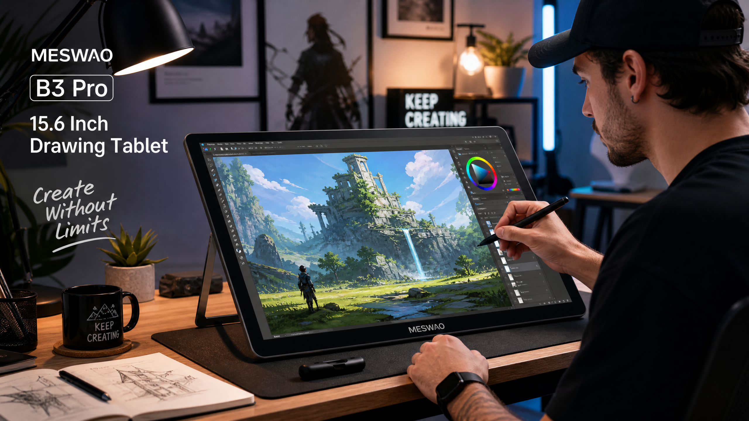 Meswao B3 Pro 15.6 inch Digital Drawing and Design