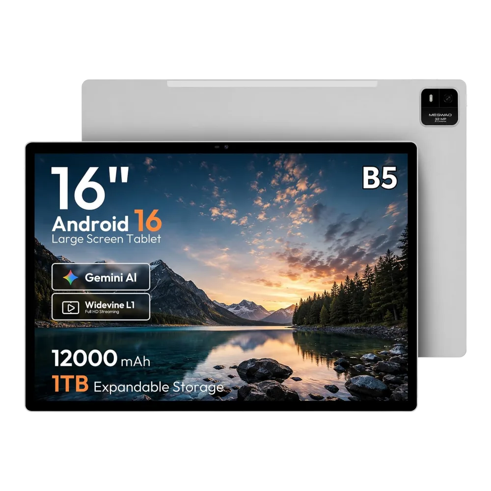 Meswao B5 Basic 16" Large screen Tablet
